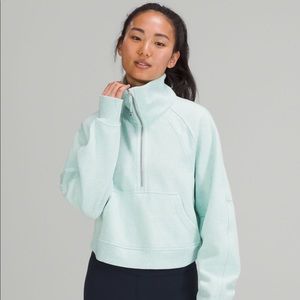 NWT LULULEMON Scuba oversized funnel neck half-zip
